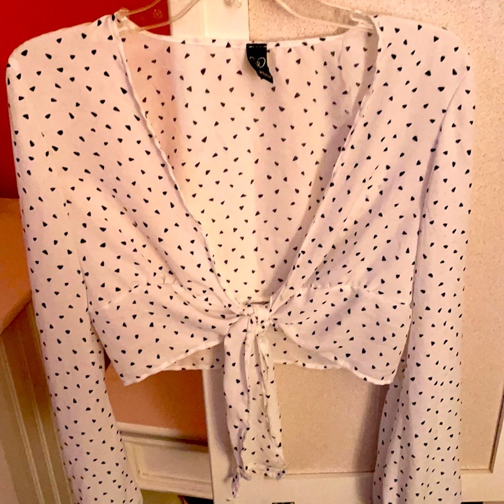 White Windsor Blouse (Size: Small)